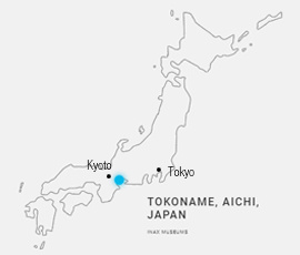 Tokoname map